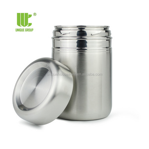 Unique Group 1.5L 1.9L Stainless Steel Glass Iiner Vacuum Flasks Metal Stash Jar Kitchen Containers Storage Boxes Yogurt Maker