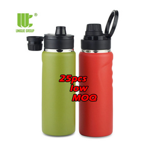 Water Bottle Factory In China 20oz Eco friendly 18 / 8 Stainless Steel Custom Logo Sport Drink Bottle With Spout Lid