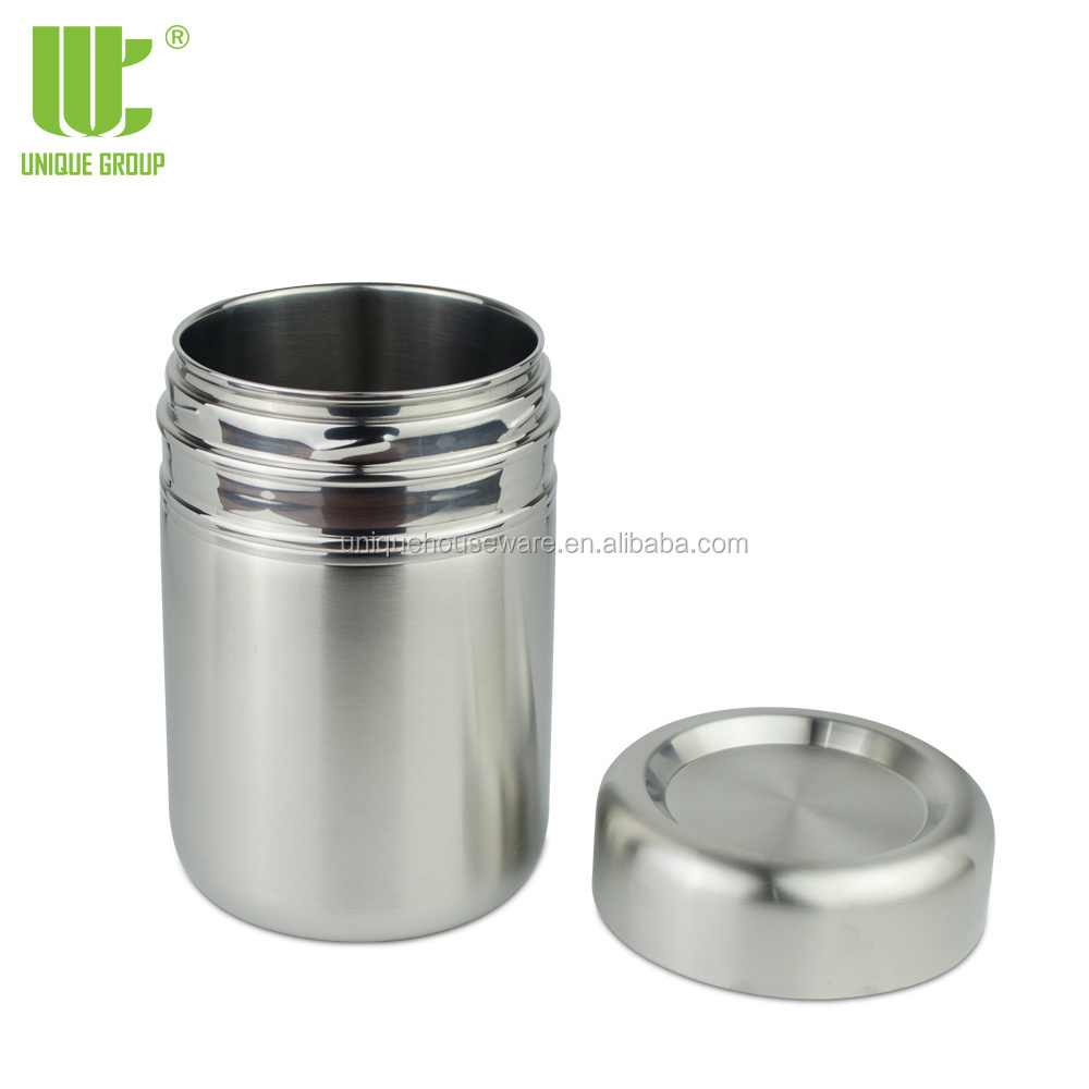 Unique Group 1.5L 1.9L Stainless Steel Glass Iiner Vacuum Flasks Metal Stash Jar Kitchen Containers Storage Boxes Yogurt Maker