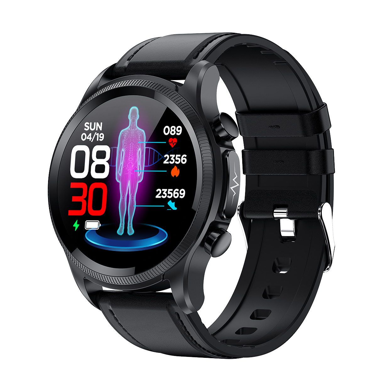 1.39 Inch digital sleep tracking ECG blood pressure monitoring smartwatch Blood Glucose Monitoring Smart Watch