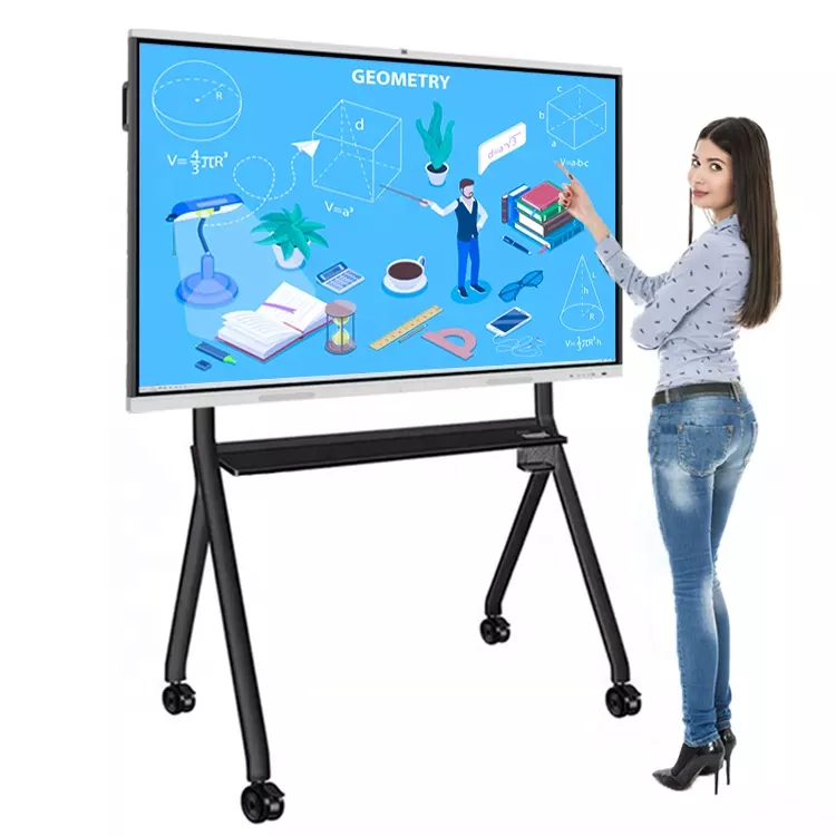 55/65/75/86/98/110 Inch LCD Panel Interactive Whiteboard Touch Screen Smart Whiteboard Interactive Display Digital Blackboard