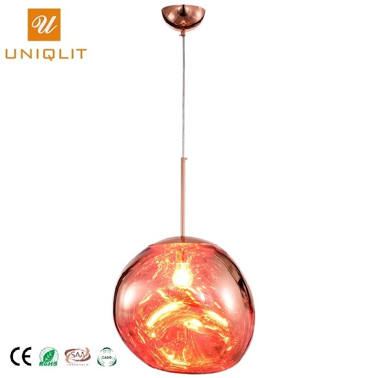 Latest Design Fancy Acrylic Hanging Lamp Lava Dimming Pendant Light For Bedroom