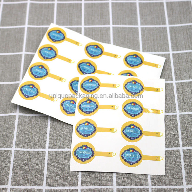 OEM /ODM Custom A4 Sheet Vinyl Destructible Eggshell Stickers Label Paper Graffiti Paint Use egg shell stickers