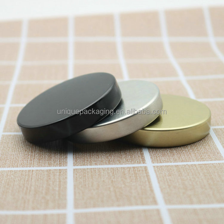 45-400 Tinplate Unishell Lids with PE foam Liner For PET and Glass Capsule Bottle Metal Caps