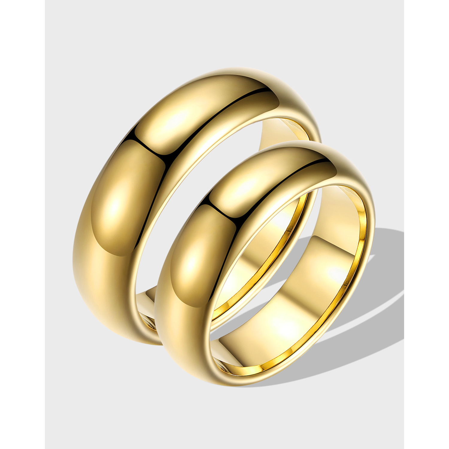 fashion tungsten ring boys mens gold plated rings jewelry man blank engraved ring for men Popular