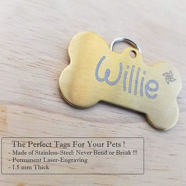 Cat pet name metal stainless steel/zinc alloy blank necklace id sublimation custom dog tag