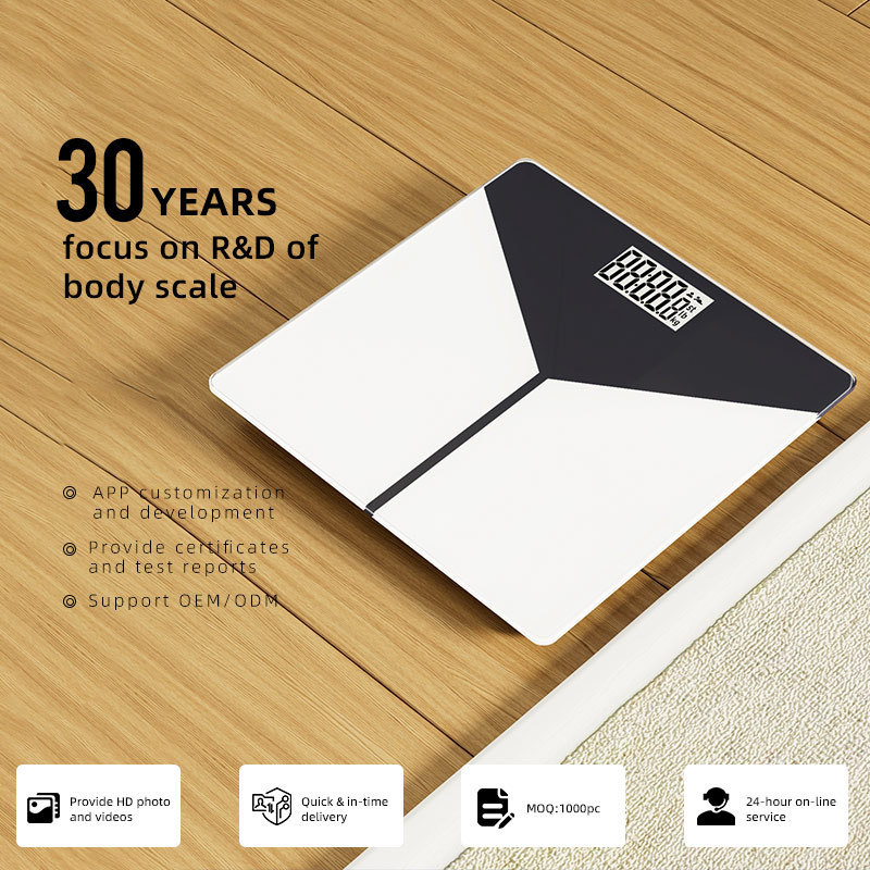 High Accurate Electronic Weighing Scale Tempered Glass Digital Body Weight Personal Scale body weight scale