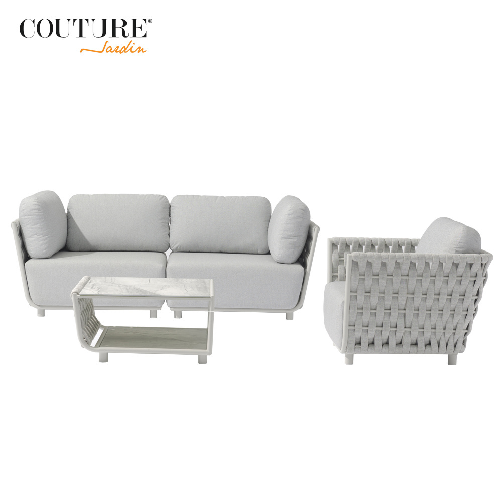 Couture Best Seller 7 Pieces Modular Outdoor Conversational Furniture Sofa Set Wicker Sectional Sofas Patio Rattan Set