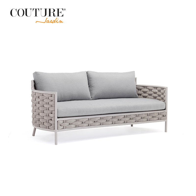 Couture Rattan wicker Sofa Set Furniture Indoor And Outdoor Sofa all weather garden sofa set  furniture