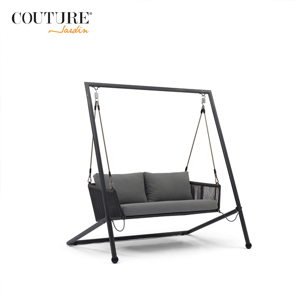 Couture Outdoor Balcony Furniture Weatrher Proof Patio Swing Garden Sets Hanging Chair