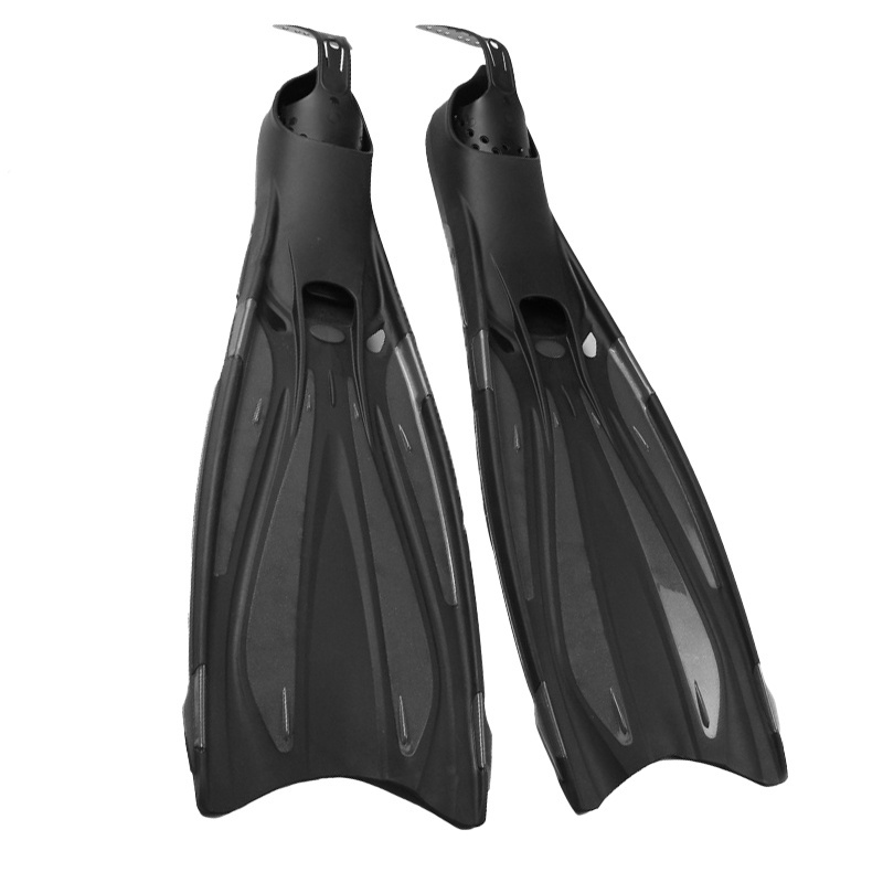 High Quality Eco-friendly Silicone Long Blade TPR Foot Pocket Freediving scuba diving flippers Blade Long Fins  Dive Fins