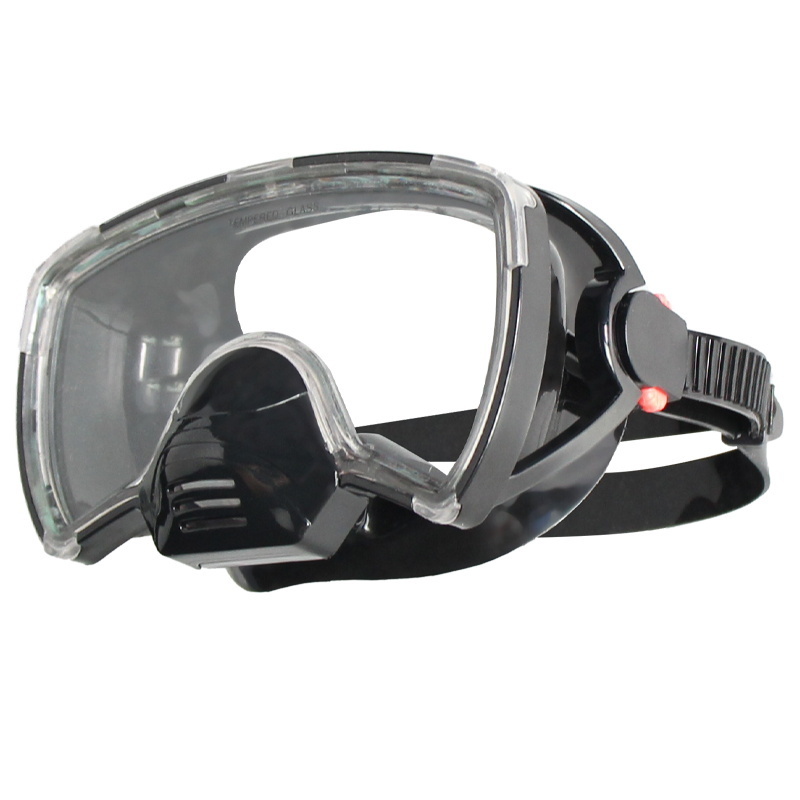 Custom Diving Equipment Detachable Camera Mount Snorkeling Mask 180 Panoramic View Double Tube Snorkeling Diving Mask