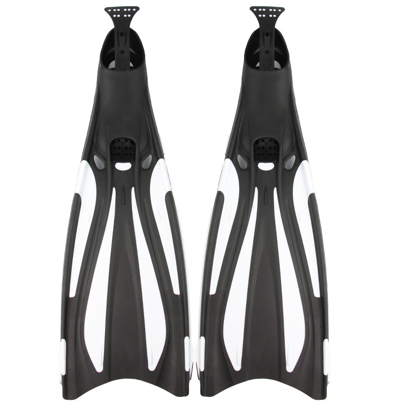 High Quality Eco-friendly Silicone Long Blade TPR Foot Pocket Freediving scuba diving flippers Blade Long Fins  Dive Fins