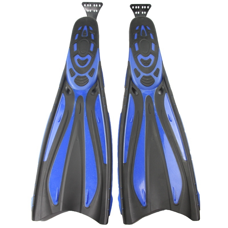 High Quality Eco-friendly Silicone Long Blade TPR Foot Pocket Freediving scuba diving flippers Blade Long Fins  Dive Fins