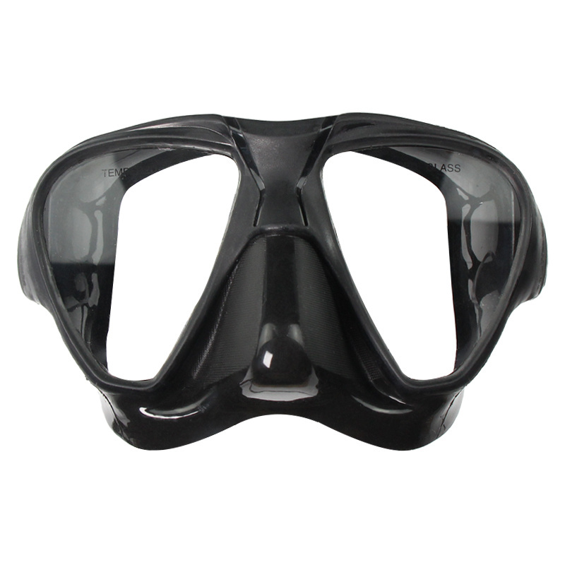 Customized Tempered Glass spearfishing Silicone scuba diving uv mask Freediving Swimming Snorkeling Diving Masks