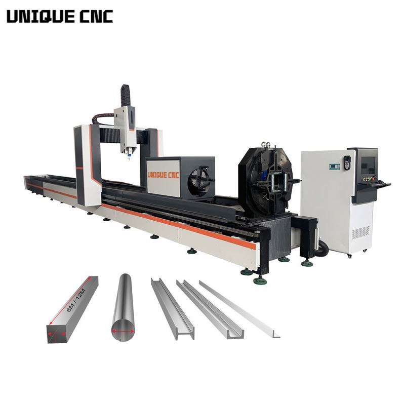 Industry Carbon Steel Stainless Aluminum Pipe Cutting Machine 3D structural steel fiber laser cutter