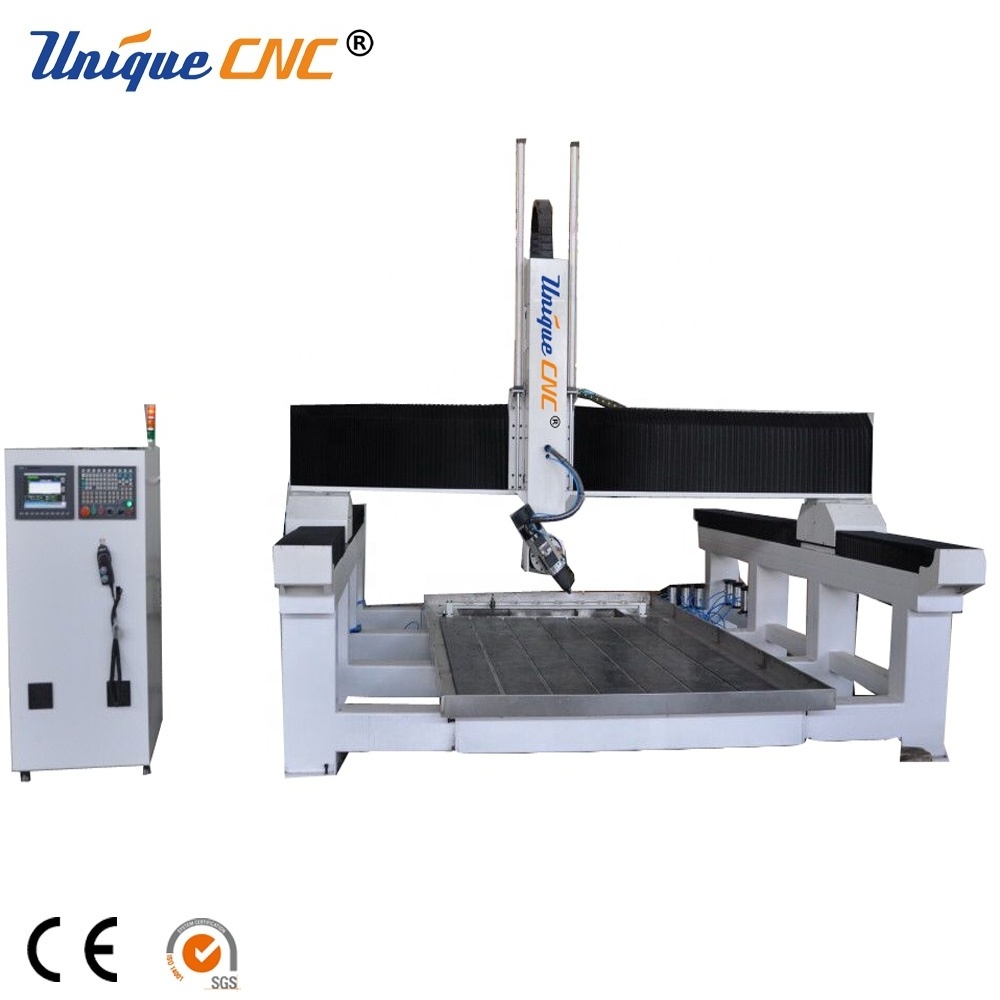 4 Axis EPS CNC Router Machine for Foam EPS Styrofoam Wood Aluminium Mold with rotate spindle