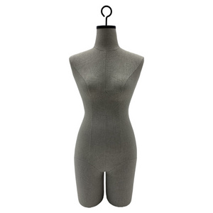 Female mannequin hanging fabric mannequins displaying women half body sewing dummies torso for ladies clothing shop display