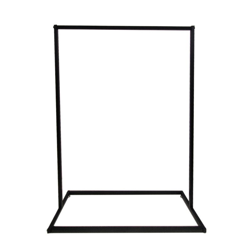 Wholesale Clothing Boutique Metal Standing Clothes Hanging Rail Stand Apparel Display Cloth Rack