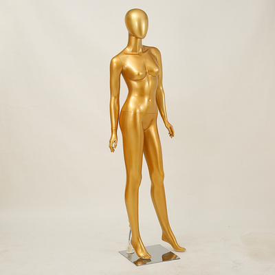 Wholesale Clothes Display Mannequins Women Full Body Manikin Torso Gold Sexy female mannequin dummy for retail store