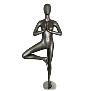 Sports Female Mannequins  Yoga  Pose Mannequin Stand Customized for sportswear and window display