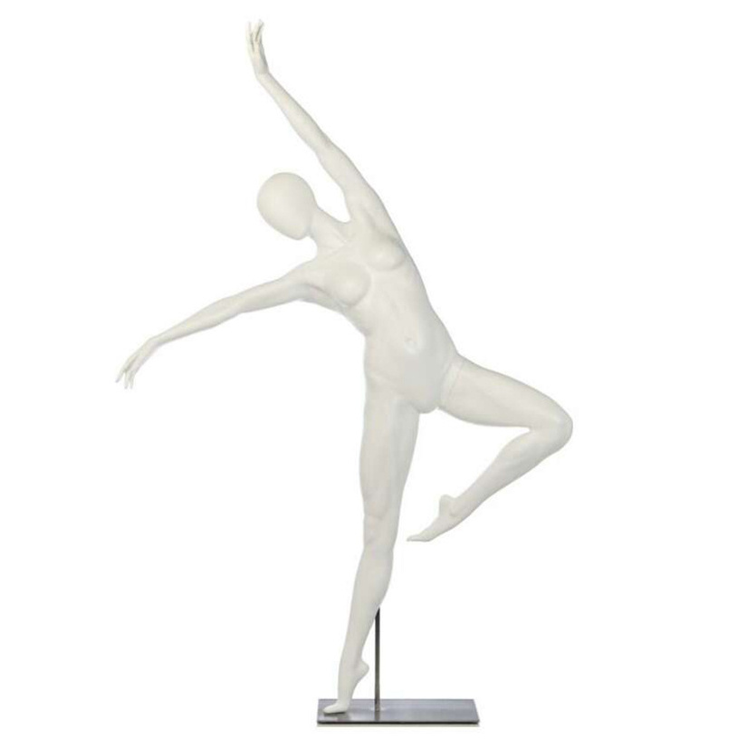 Sports Female Mannequins  Yoga  Pose Mannequin Stand Customized for sportswear and window display