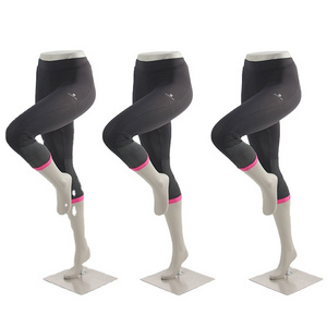 Fiberglass lower body female mannequin legs for woman sport pants display