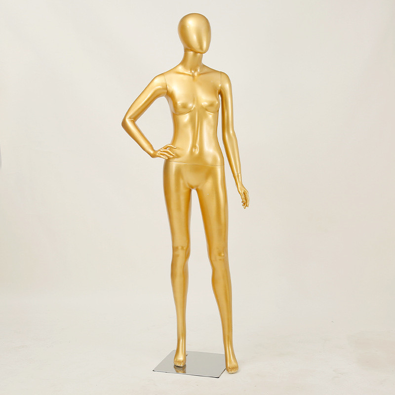 Wholesale Clothes Display Mannequins Women Full Body Manikin Torso Gold Sexy female mannequin dummy for retail store