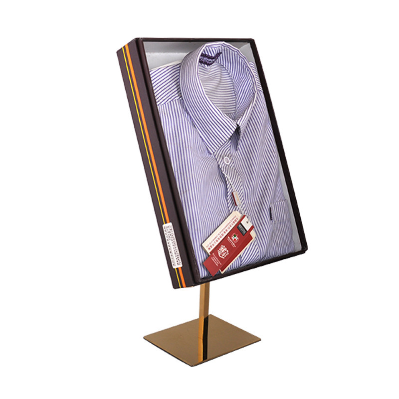 Stainless steel shirt display rack clothing store shirt display stand clothing display shirt rack