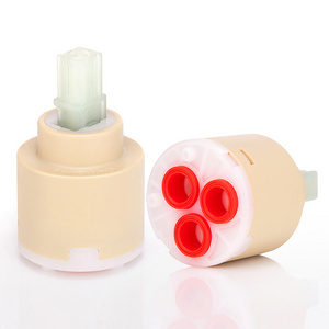 40mm 35mm 25mm Bathroom Faucet Cartridge Lead Free Plastic ceramic Tap Cartridge with shower head