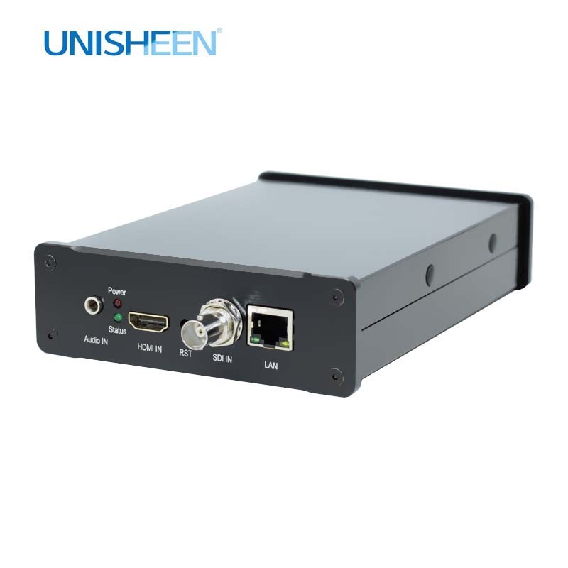 Dual Video HDMI SDI Video Capture Box Card Encoder SRT RTMP UHD Live Streaming IP Encoder IPTV Youtube Facebook