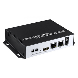 Custom Made ExChange Protocol 1080p Transcoder IP Transmitter IPC NVR 8 Channel RTSP UDP  RTMP Video Capture Card Box Encoder