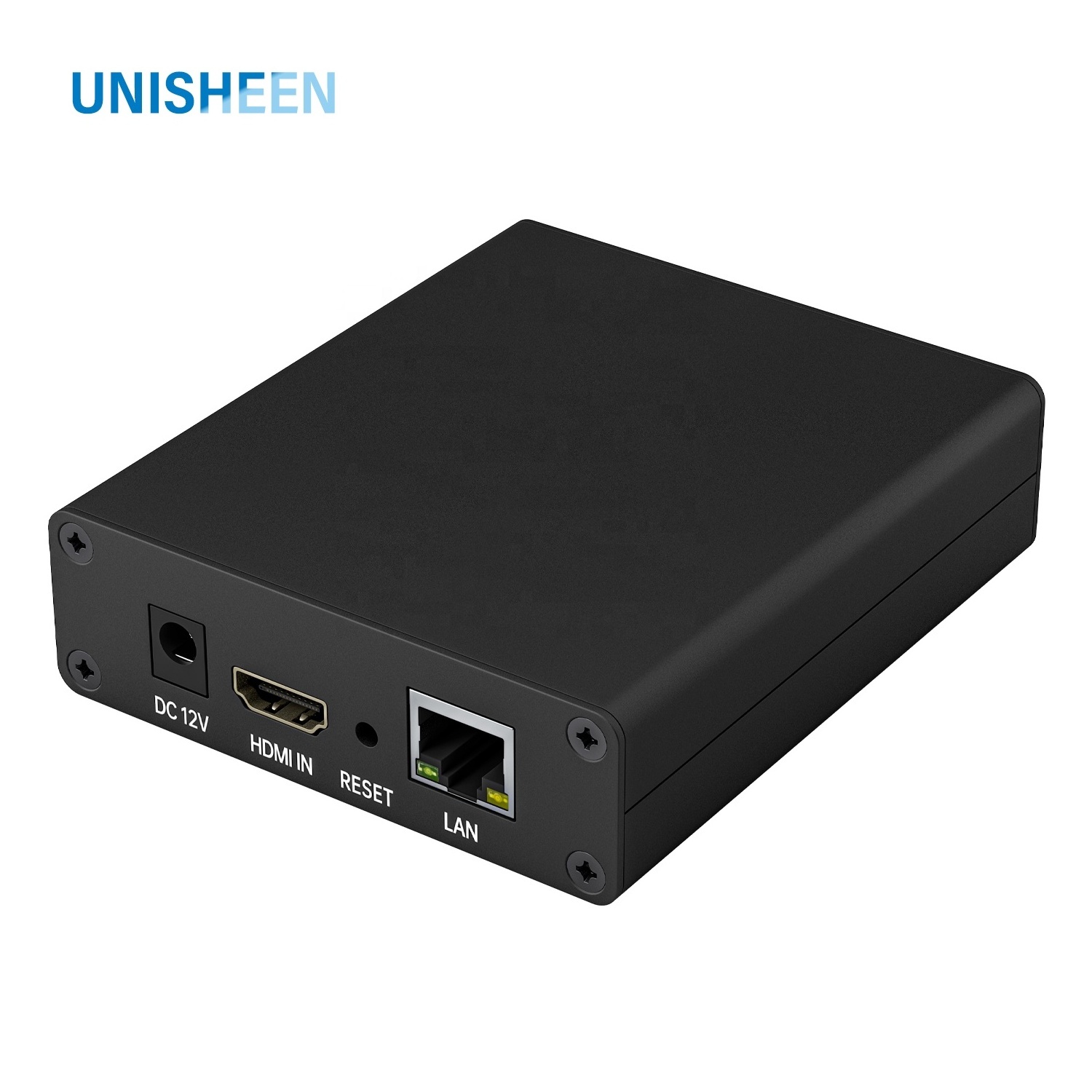 UNISHEEN RTSP RTMPS UDP Low Lantency Youtube Transmit Computer NVR H.264 HDMI Video Capture Box Card IP Encoder