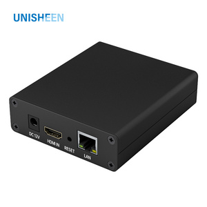 Unisheen RTSP RTMPS UDP Low Lantency Youtube Transmit Computer NVR H.264 HDMI Video Capture Box Card IP Encoder