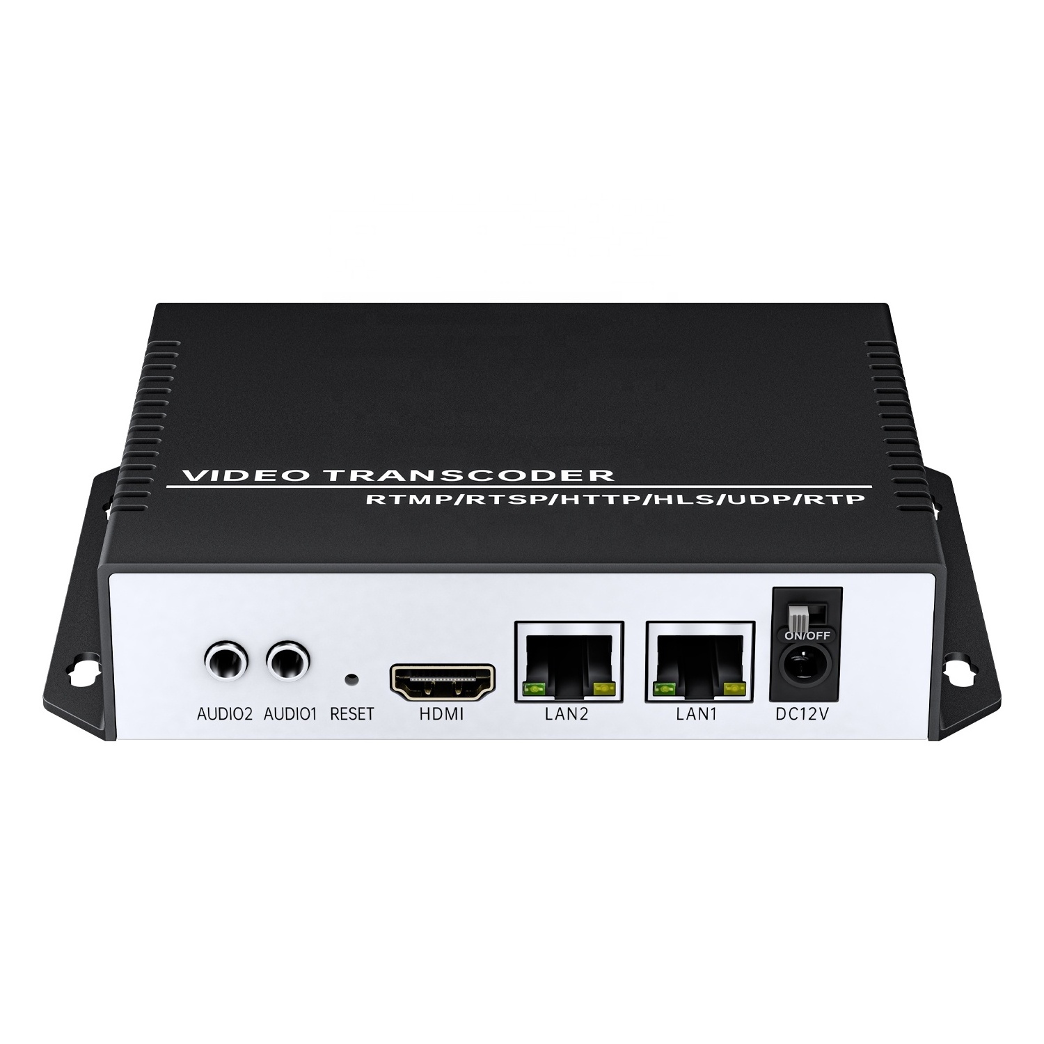 Custom Made ExChange Protocol 1080p Transcoder IP Transmitter IPC NVR 8 Channel RTSP UDP  RTMP Video Capture Card Box Encoder