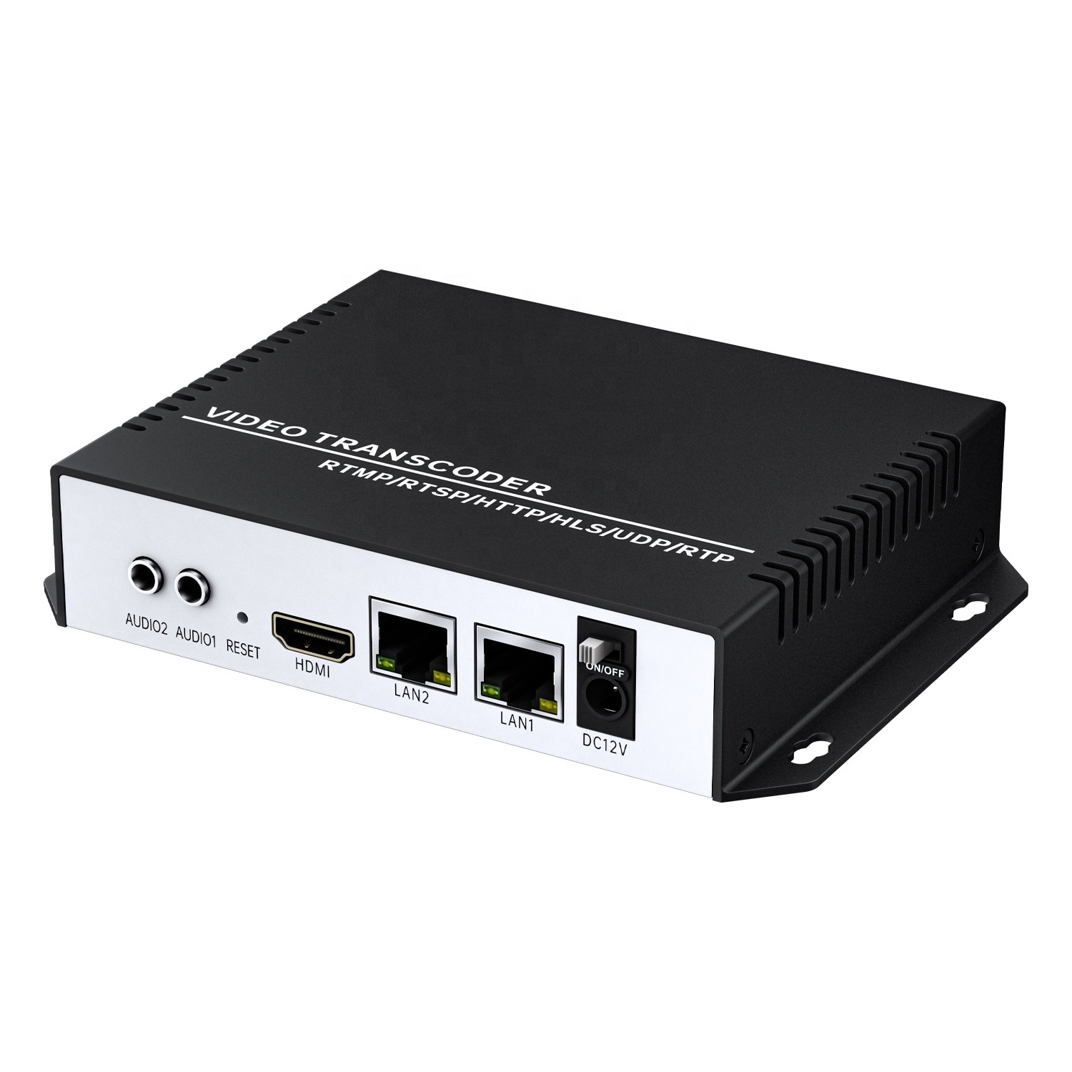 Custom Made ExChange Protocol 1080p Transcoder IP Transmitter IPC NVR 8 Channel RTSP UDP  RTMP Video Capture Card Box Encoder