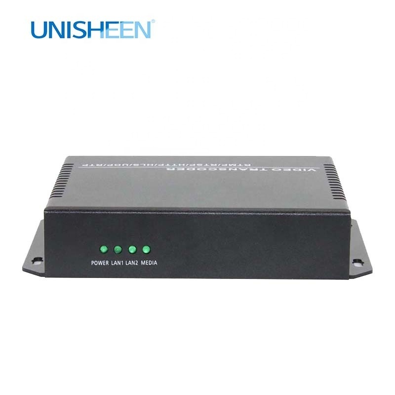 UNISHEEN ZM4500 Protocol 1080p Transcoder IP Transmitter IPC NVR 8 Channel RTSP UDP  RTMP Video Capture Card Box Encoder