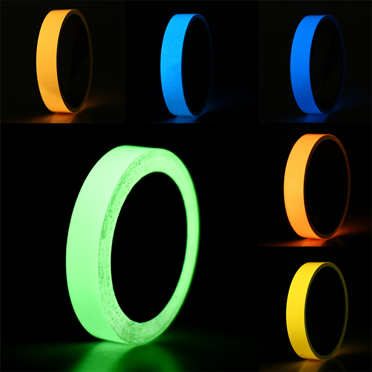 Fluorescent tape Night Glow in the Dark Paper Photoluminescent film paper Stickers