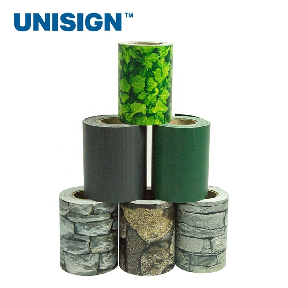 Unisign anti-UV 19cm*35m PVC zaun sichtschutz pvc garden fence strip screen tarpaulin fences, pvc strip fence roll