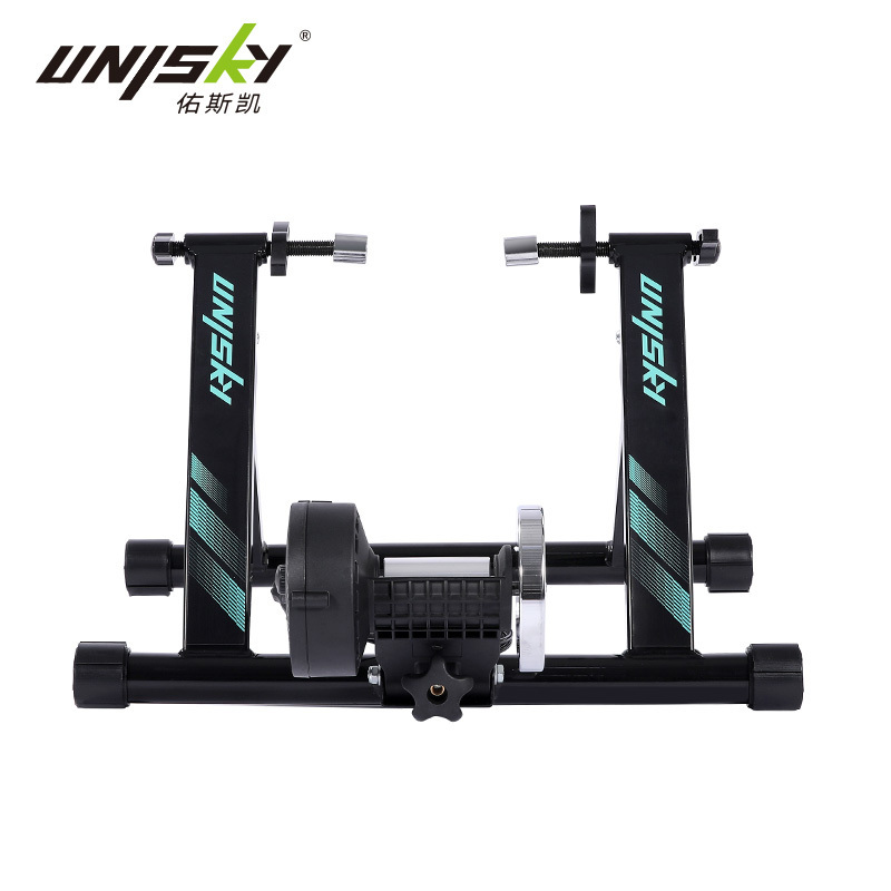 Foldable Smart Adjustable Oil Wheel Home Exercise Training Bike Stand