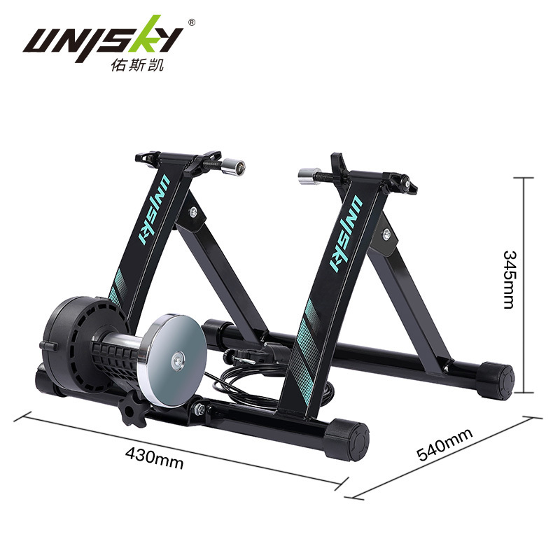 Foldable Smart Adjustable Oil Wheel Home Exercise Training Bike Stand