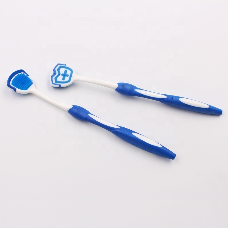 2021 OEM Soft Rubber Bristles Tongue Scrapper