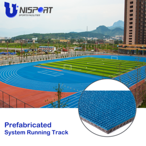 IAAF School Playground Rubber Running Mat Athletic Plastic Track Painting Running Track Materials Tartan Track for Training