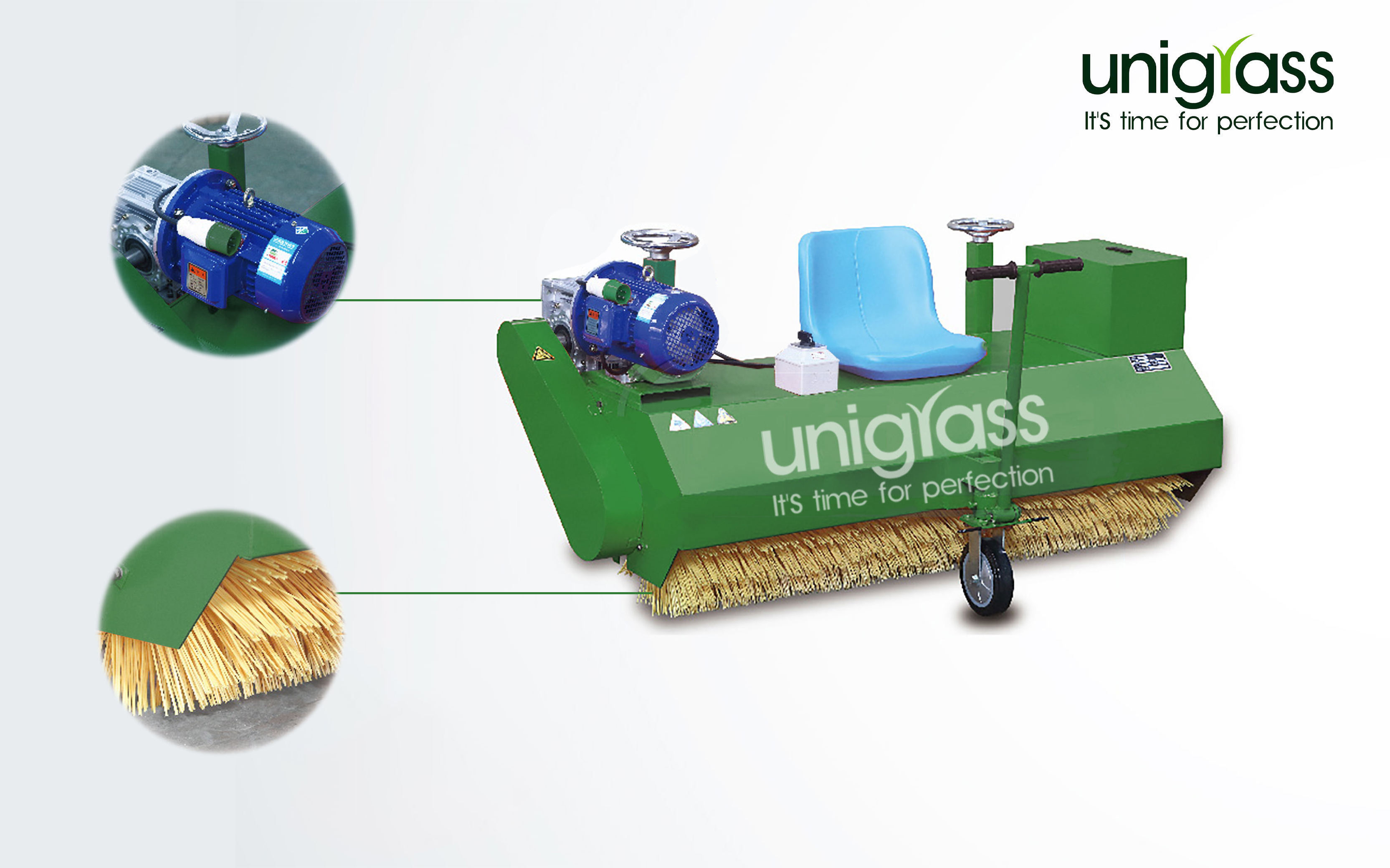 2023 Unisport Installing Tools Brushing Machine Price Sand Infill Machine For Artificial Custom