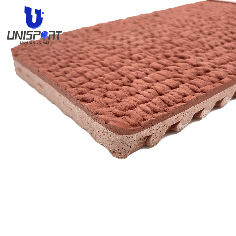 Uni  Prefabricated Rubber Running Track Use For 400 Meter Standard Track Field