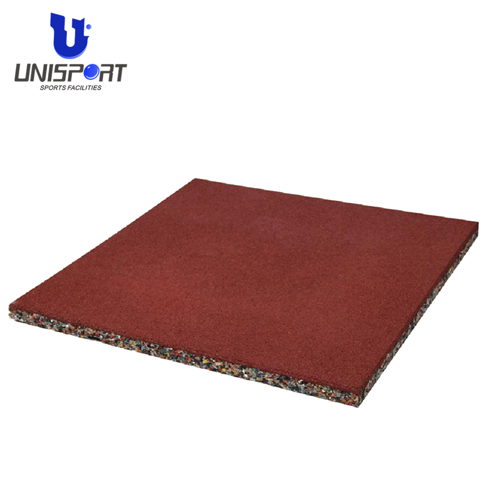 Unisport 2023 New Product Factory Price Gym Tartan Rubber Damping Flooring Custom Rubber Flooring