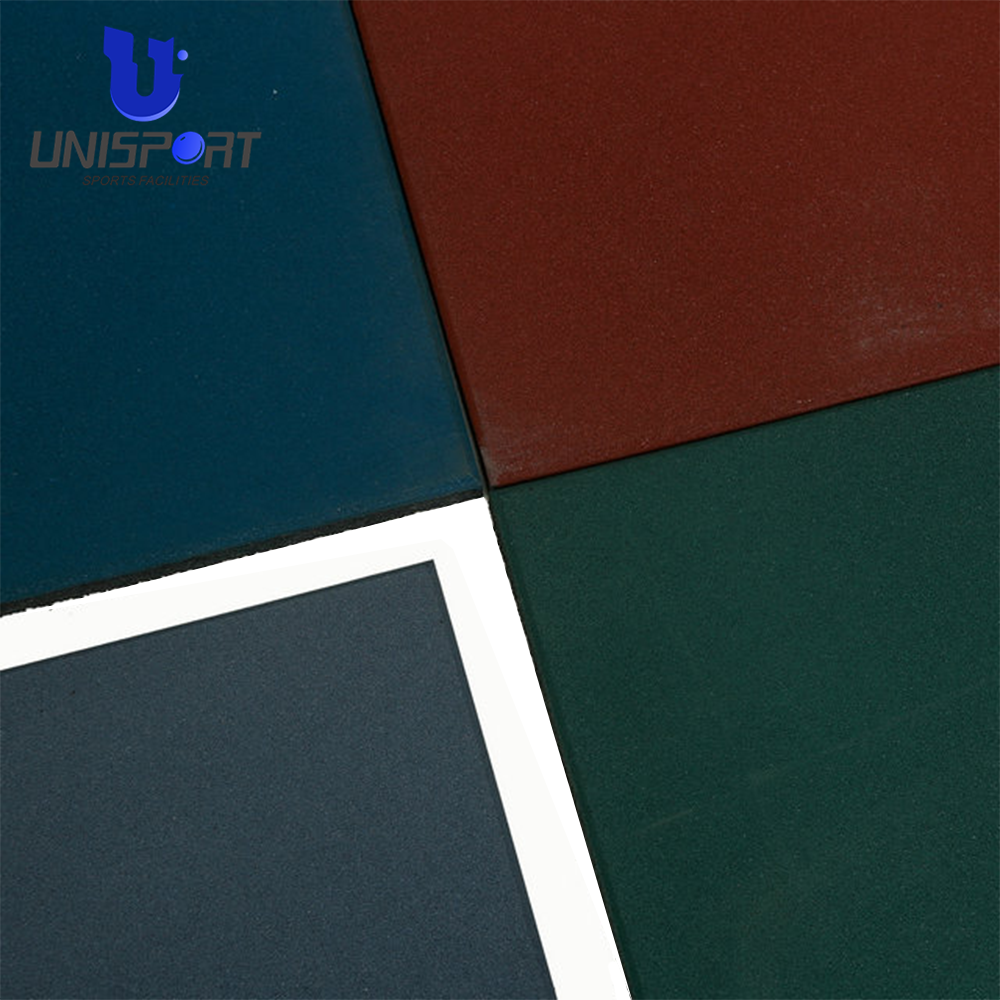 Unisport 2023 New Product Factory Price Gym Tartan Rubber Damping Flooring Custom Rubber Flooring