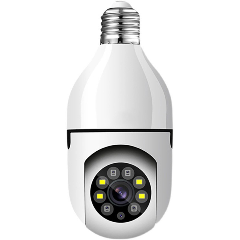 Night Vision Safe Wireless light Bulb With Camera   360 Rotating Automatic Tracking Camera Wifi Bulb Camera