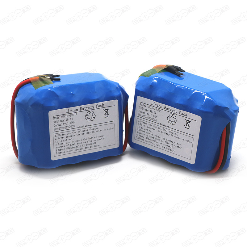 Customized 18500 18650 21700  13S Battery Pack 48V Lifepo4 13S1P Power Electric Tool Rechargeable Scooter Battery Pack