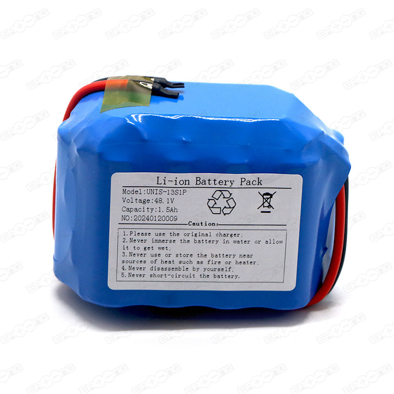 Customized 18500 18650 21700  13S Battery Pack 48V Lifepo4 13S1P Power Electric Tool Rechargeable Scooter Battery Pack